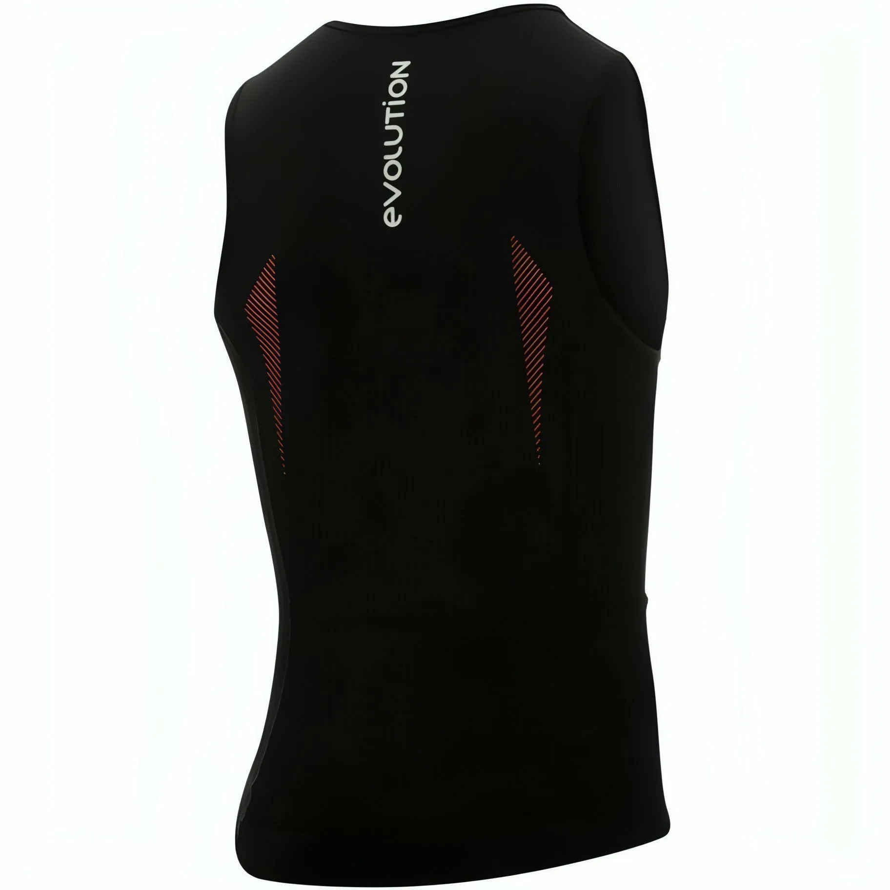 Zone3 Swim-Top Mens Sleeveless Top - Black